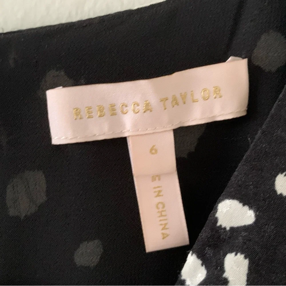 Rebecca Taylor Silk Viscose Long Sleeve Dress